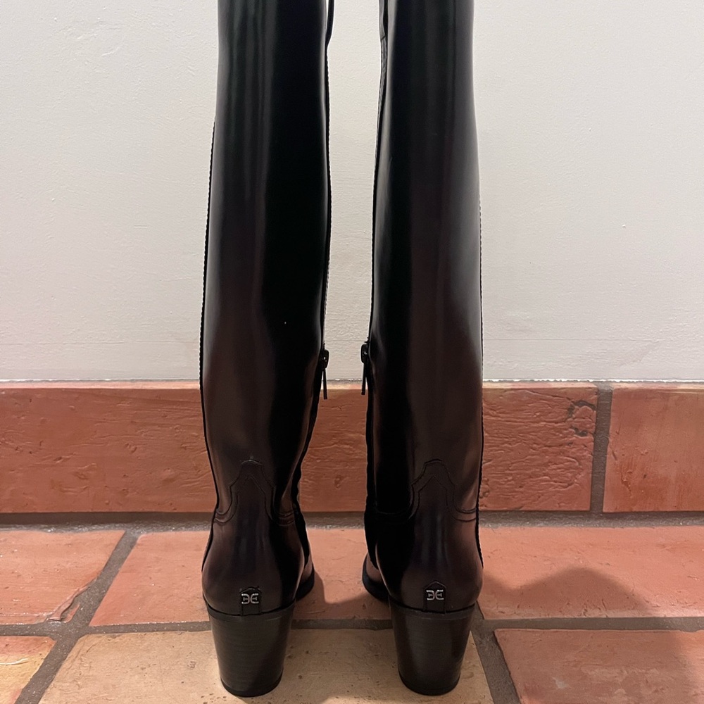 Sam Edelman Black Western Boots - Picture 3 of 5